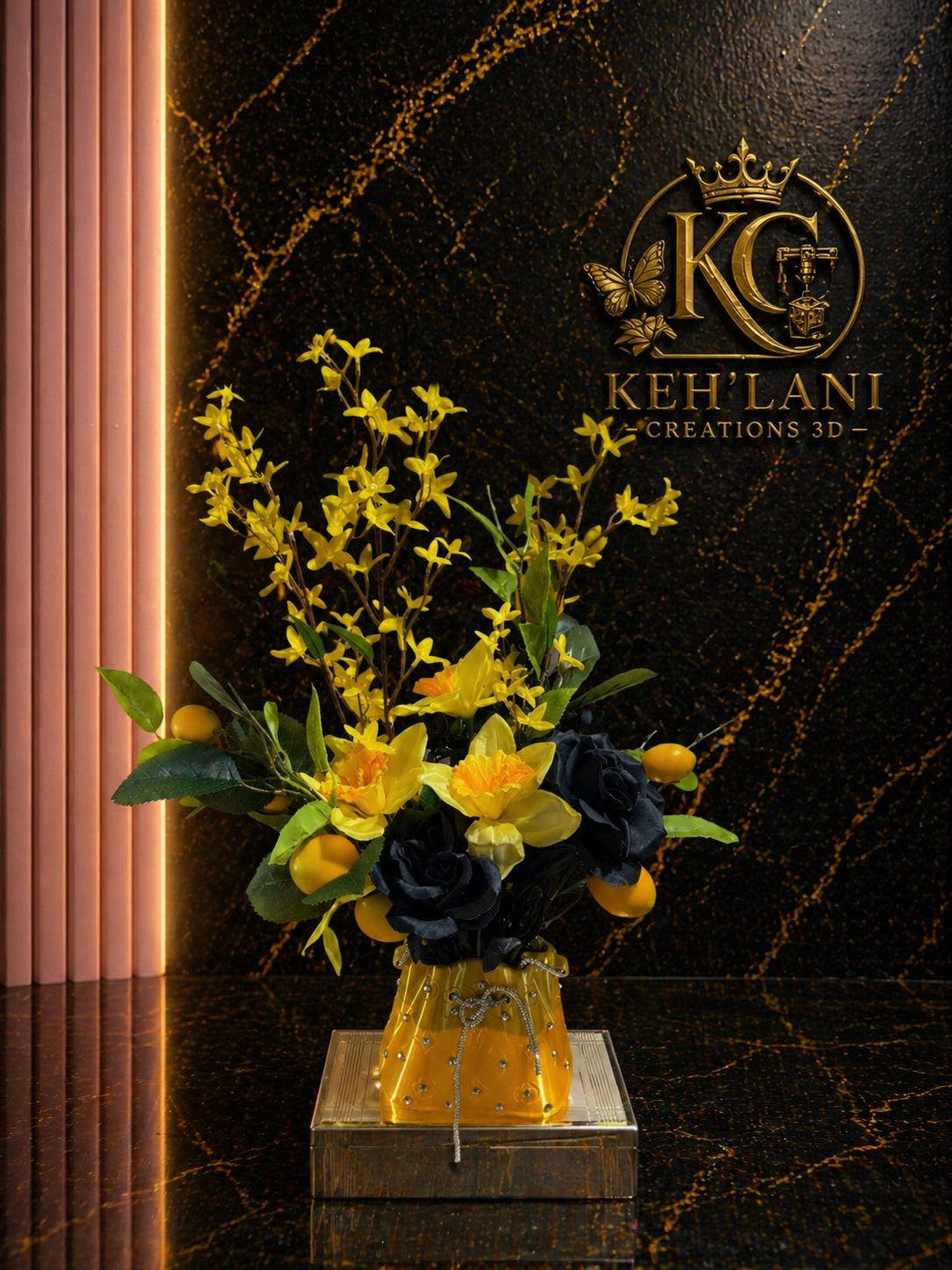 Luxury Inspired Custom Floral Vase