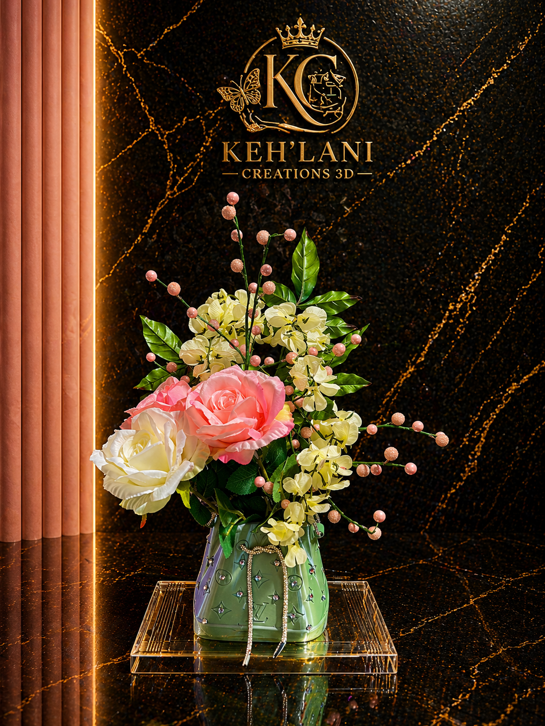 Luxury Inspired Custom Floral Vase
