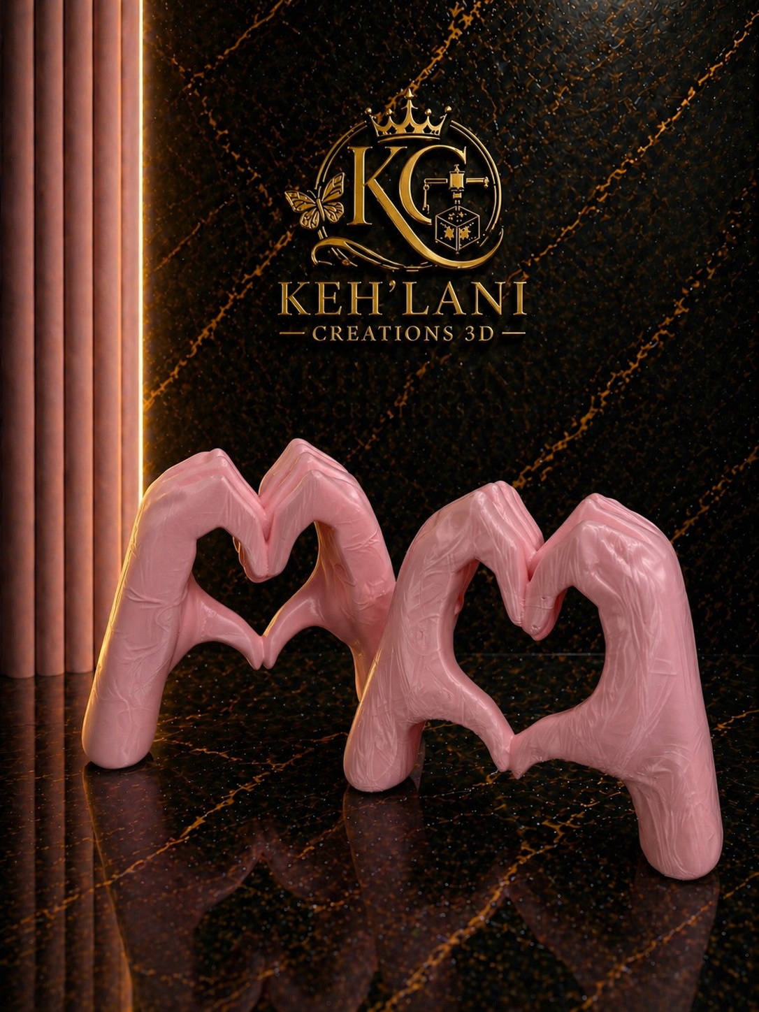 Human Hand Heart Decor